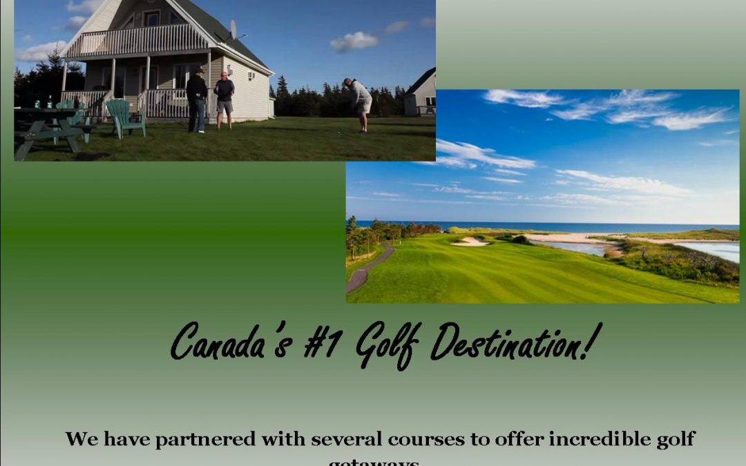 Swept Away Golf Packages ~ a perfect gift for the golfers on your Christmas list!
